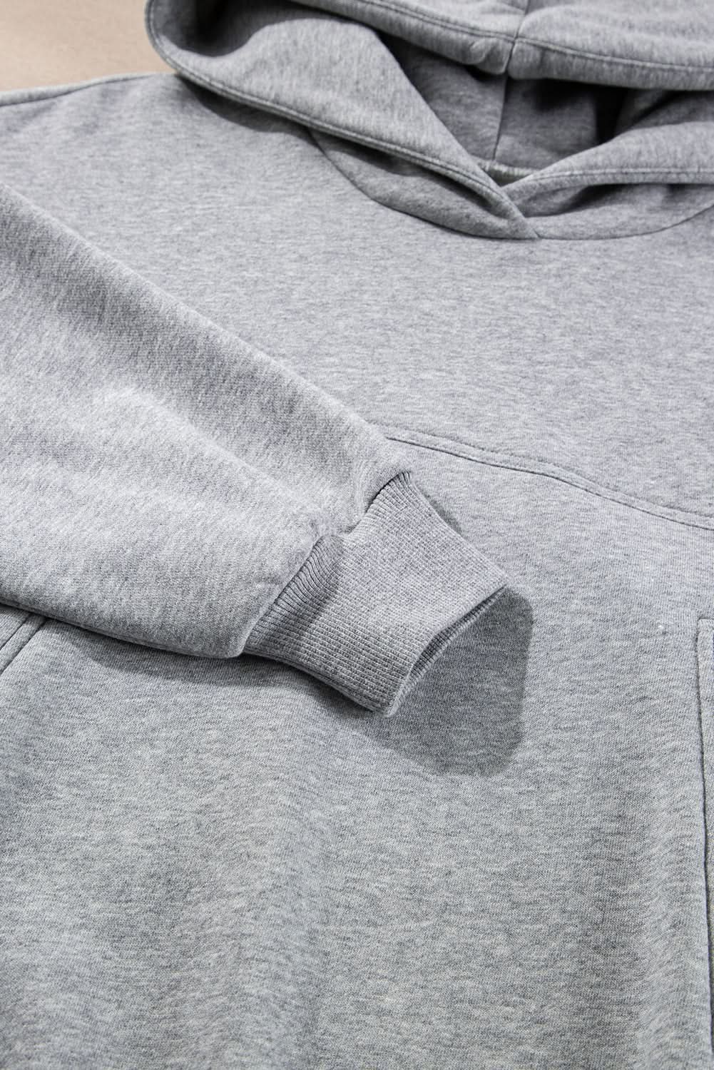Gray hoodie and joggers set - Love Salve